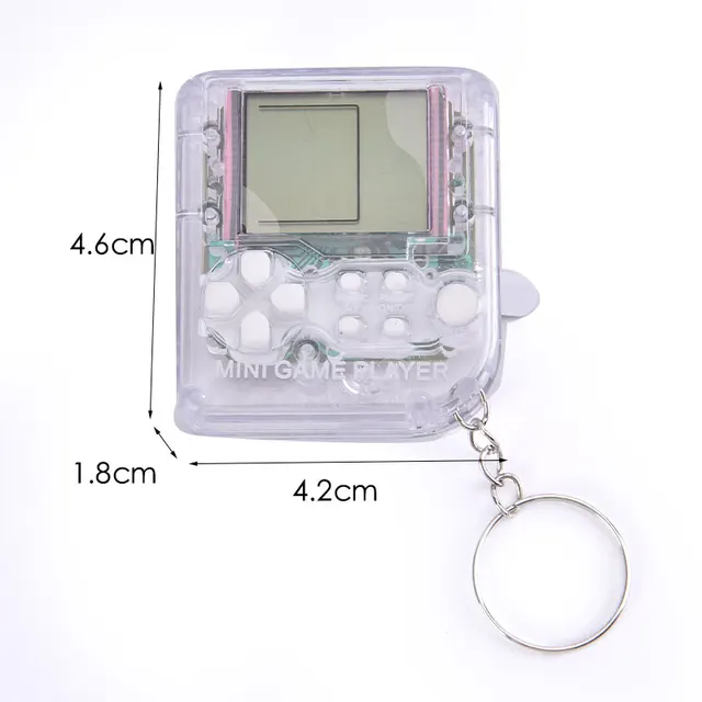 Porte-clés console de jeu vidéo rétro portable