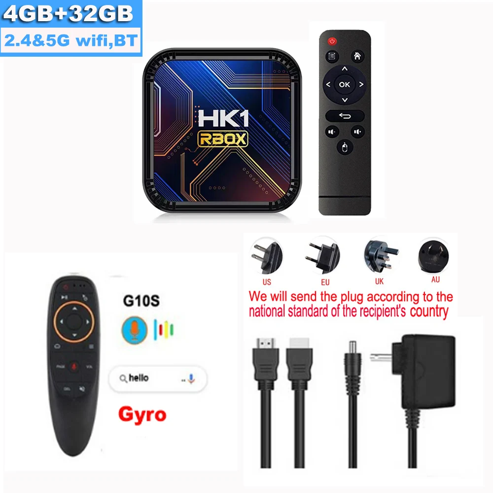 Hk1-TVボックスK8SAndroid 2.4,rk3528,5g,wifi,bt 4.0, 8k,64gb