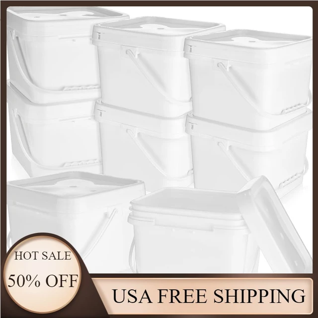 2 Gallon Square PP Pail