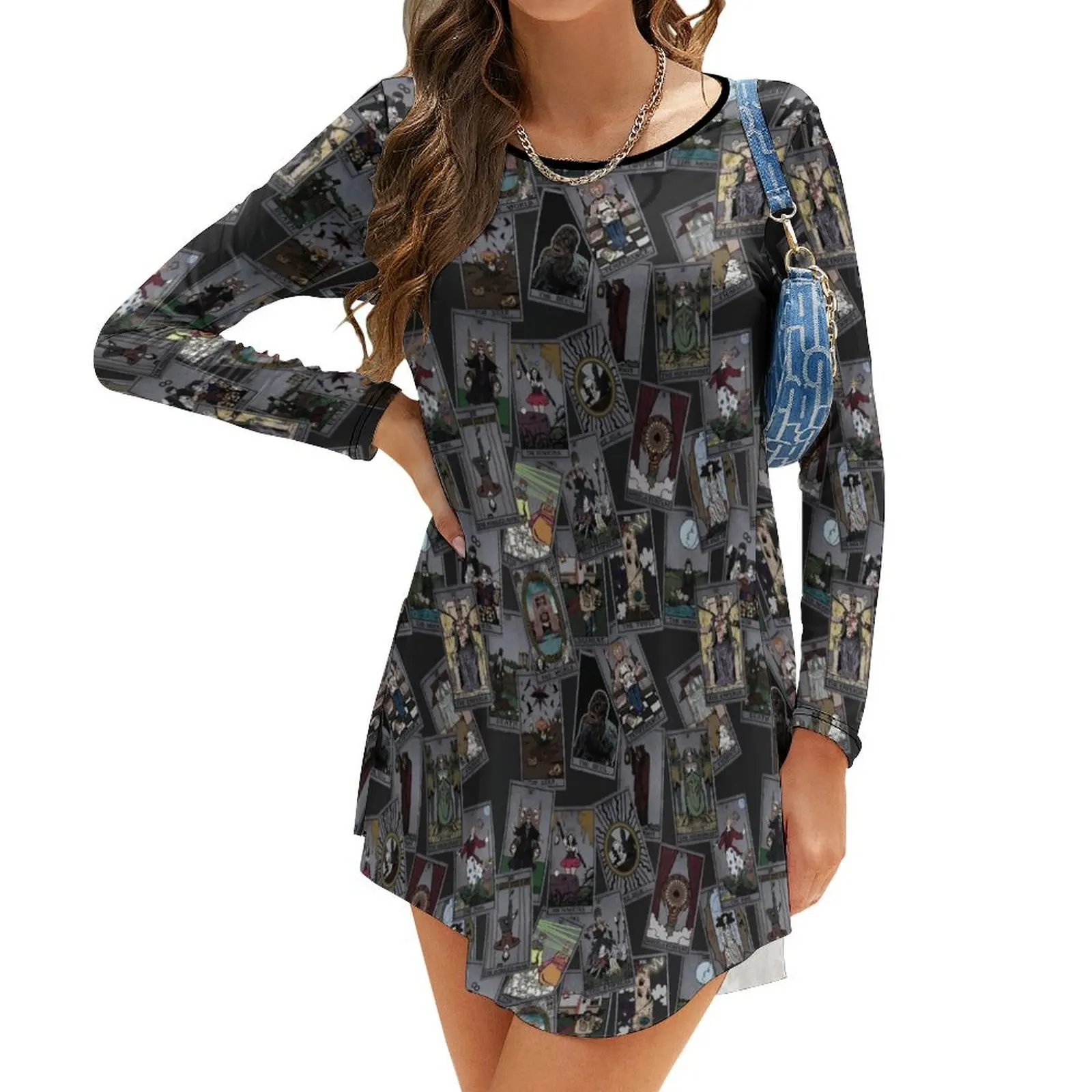 

An Iconic Gang Long-Sleeve Dress loose summer dress sexy dress for women loose women's summer dresses women 2024