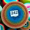 1500g/group Gradient Color Plus Sticky Pure Cotton Cake Thread DIY Hand Knit Shawl/rainbow Blanket/Lace Waffle Blanket Thread 3