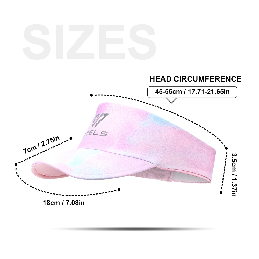 WRELS 1pc New Fashion Light Tie-dye Hat Sports Sunshade Sunscreen Sweat Breathable Quick-drying Baseball Cap