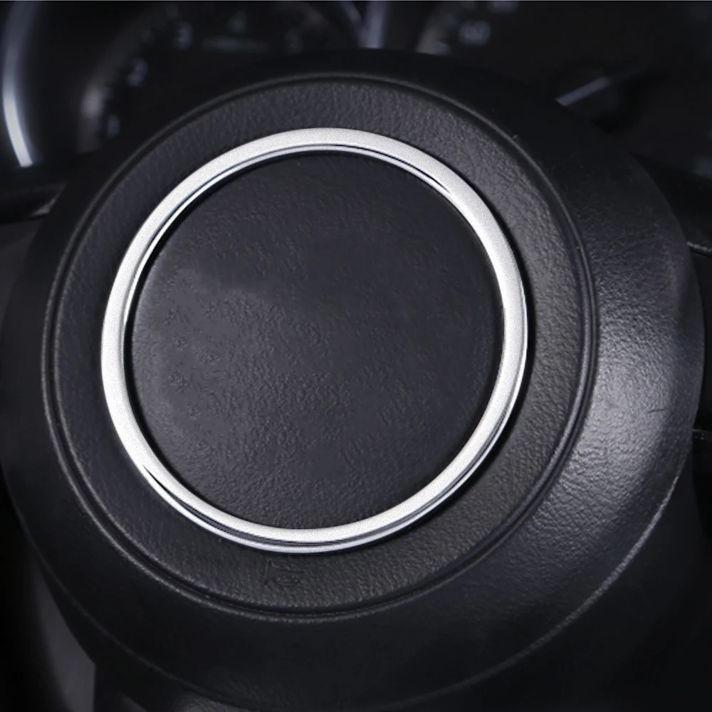 

Car Steering Wheel Panel Logo Circle Trim Sticker for Mazda 2 3 6 Demio CX3 CX-3 CX-5 CX5 CX7 CX9 Axela ATENZA 2017 2018 2019