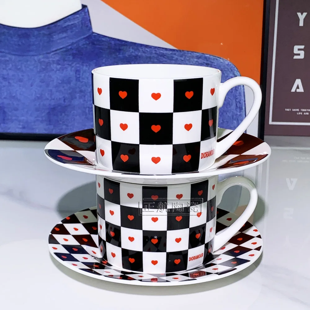 

European Coffee Cup Classic Design Porcelain Tea Set Bone China Tea Cup and Saucer And Afternoon Tea Birthday Gift Setting