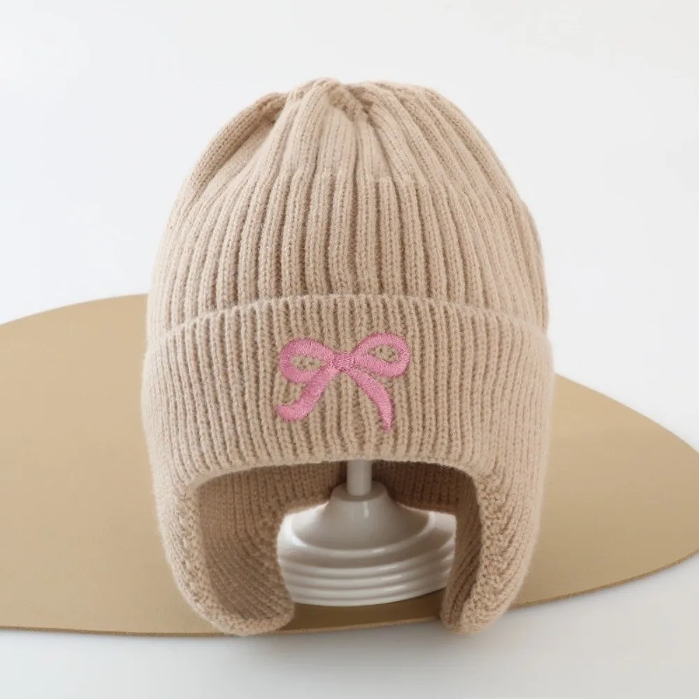 Polyester Kids Ear Protection Beanie Hat