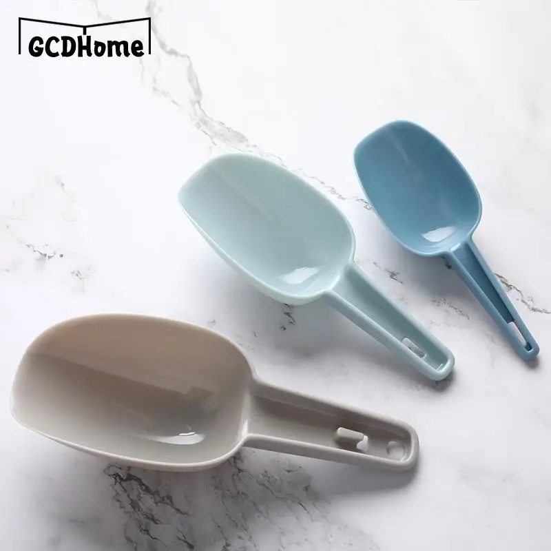 1/3PCS Plastic Ice Shovels Candy Dessert Party Buffet Scoop Frosted Rice Grains Flour Shovel Coffee Tea Serving Kitchen Bar Tool