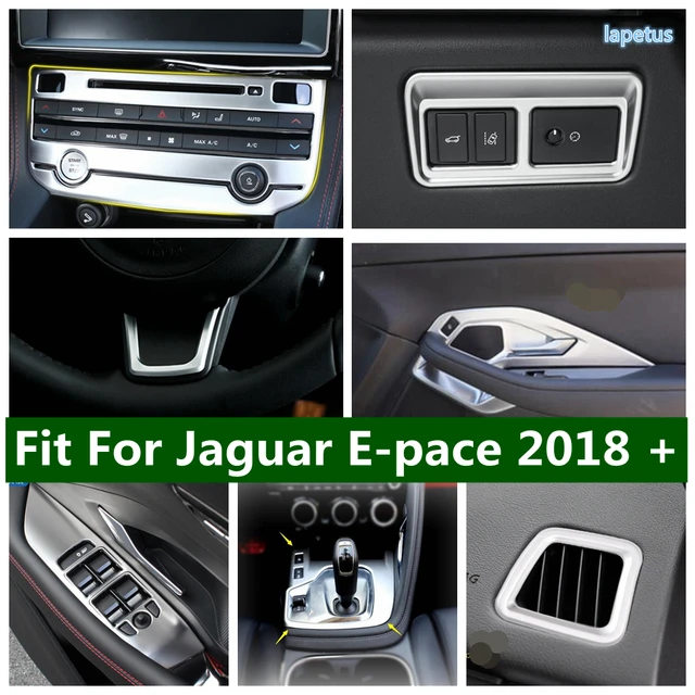 Mattes Innen zubehör Zentral steuerung Luft getriebe Glas hub Schalttafel  Abdeckung Verkleidung für Jaguar E-Pace E Pace 2018-2023 - AliExpress