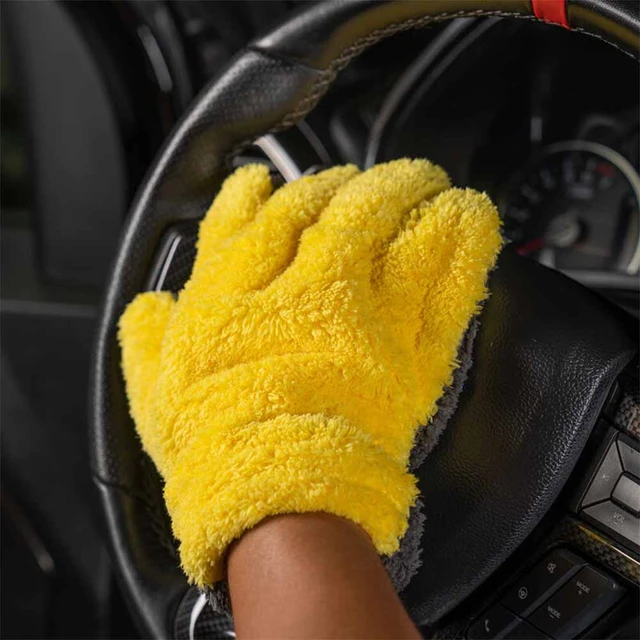 Microfiber Dusting Gloves Comfortable for Car Wash Automotive Interior  Lamps - AliExpress