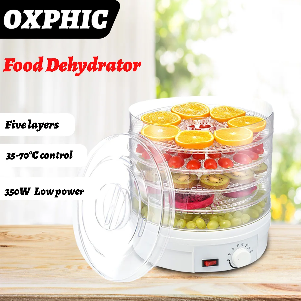 MultifunctionKitchenDehydratorMachine350W5TrayersHotAir