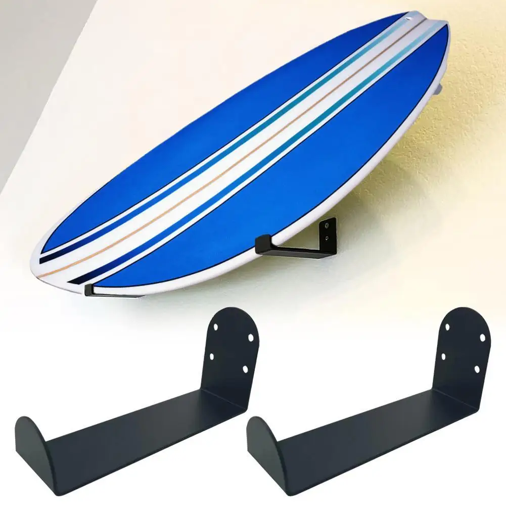 

Aluminum Surfboard Wall Rack Display Stand Mount Storage Rack Hanger Snowboard Bracket Multifunctional Stand Indoor Wall Bracket