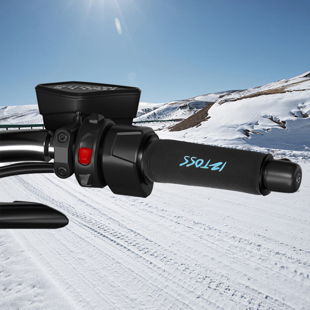 1 Pair Motorcycle Heated Grips USB Electric Bicycle Motorbike Handle Handlebar Warmer Removable Grips Handlebar Heater Cover