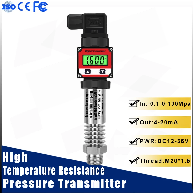 PT100 Temperature Transmitter Sensor -50 ~ +150C OUT 4-20mA/0-5v/0-10v  Power 24VDC