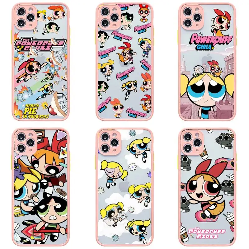 Powerpuff Girls Iphone Case Transparent Powerpuff Girls Cute Phone