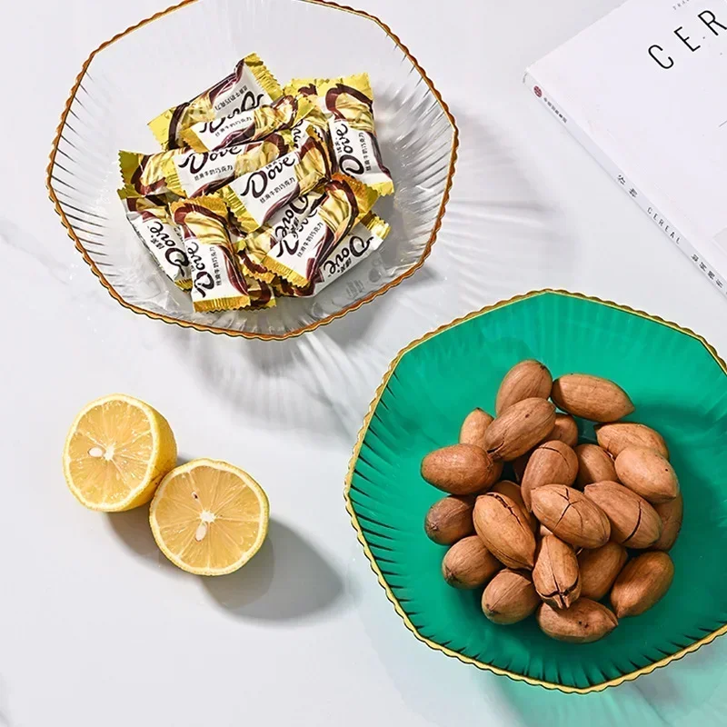 Table Plates for Serving Plates Dinnerware PET Partitioned Dish Snack Candy Cake Stand Bowl Food Fruit Set Tableware fruit plate ceramic dessert plates snack bowl snack dish