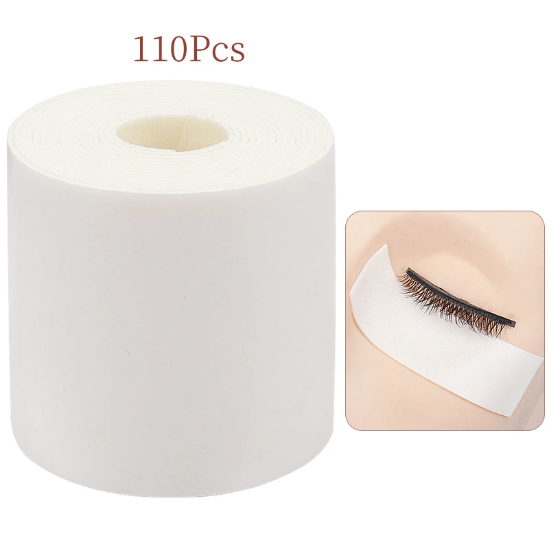 Eyelash Patch 110 pcs Eyelash Foam Eyepad Painless Lash Supplies PE Easy Remove Tape Makeup Stickers Under Eyelash