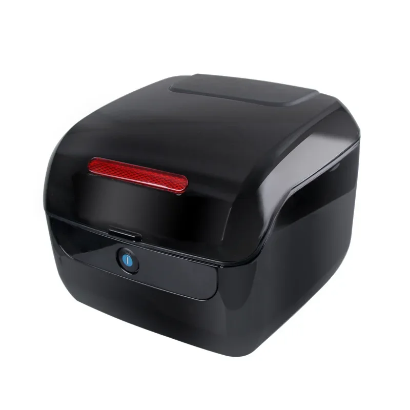 NEW Durable Solid Motorcycle Tail Box Organizer Electric Scooter E-bike Trunk Personality Waterproof Case for Riding Rear