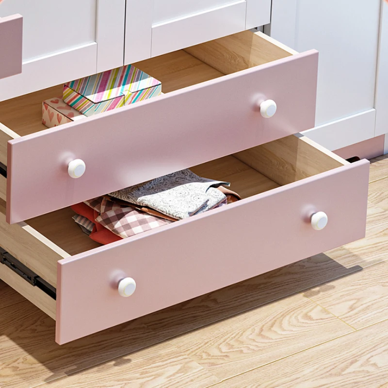 Clothes Children's Wardrobes Organizer Hangers Bedroom Wardrobes Closet Storage Mobile Meuble De Rangement Home Furniture CY50CW