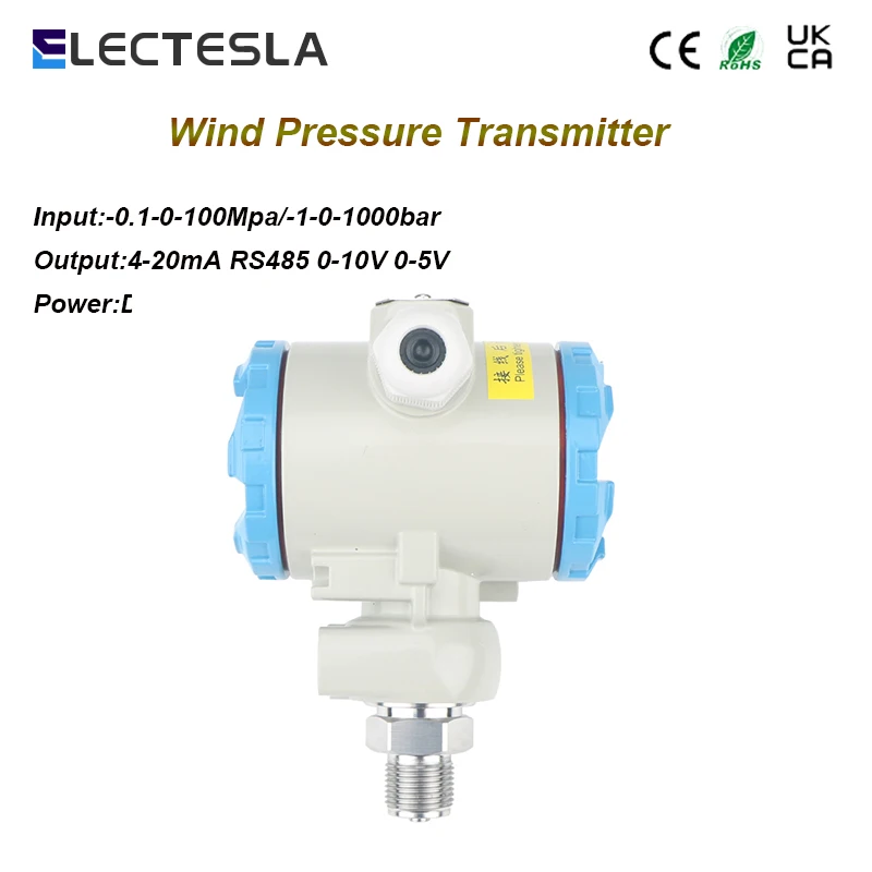 

2088 Water Pressure Oil Pressure Transmitter 4-20mA Output -1-0-1000bar Input Power DC24V Thread G1/4 Gas Liquid Pressure Sensor
