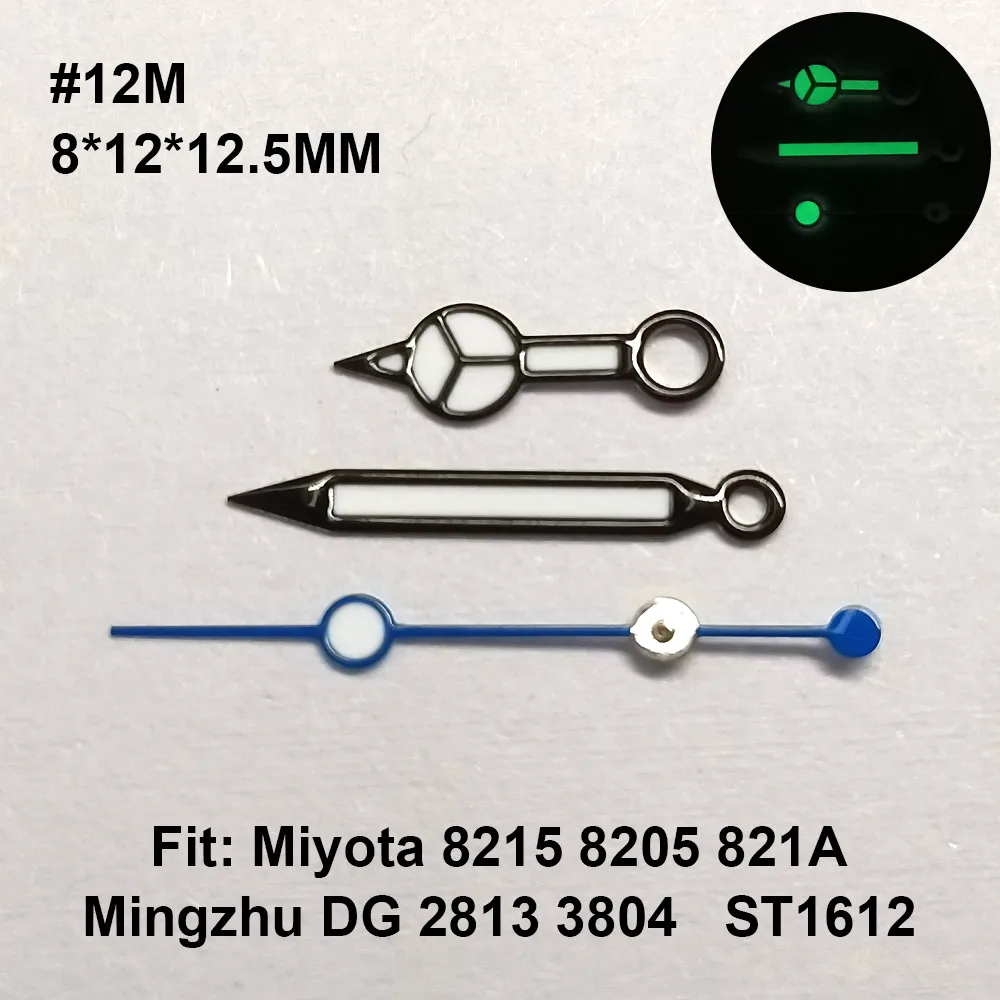 Luminous 12.5mm Watch Hands - Premium Watch Accessories