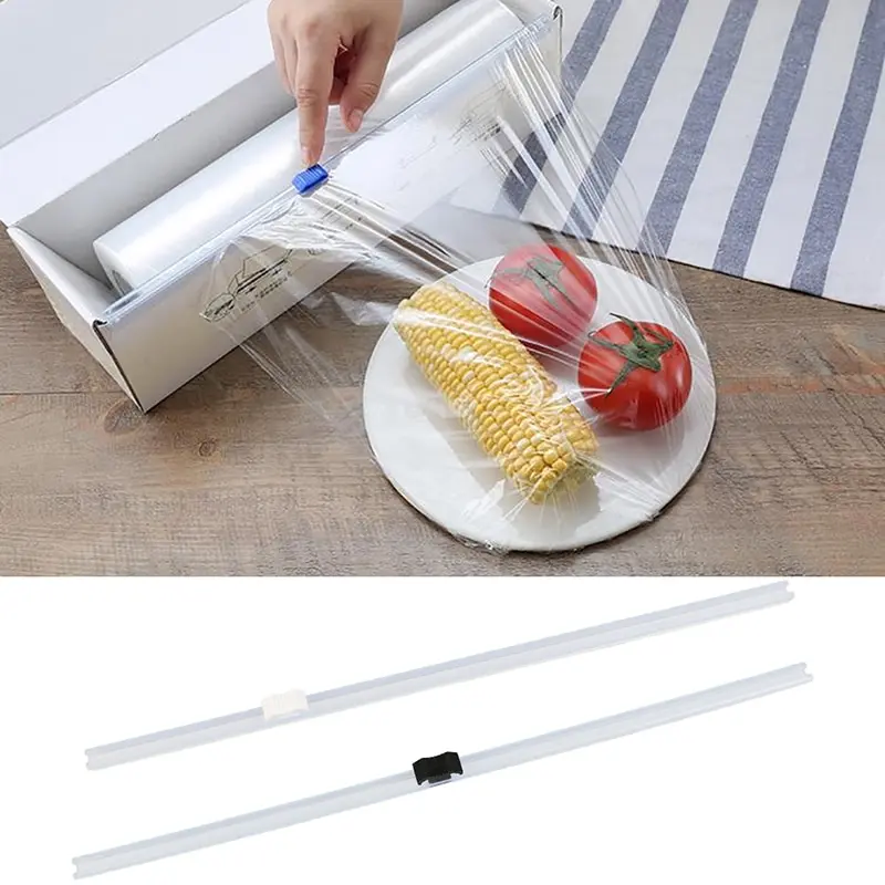 33cmHomePlasticWrapDispensersAndFoilFilmCutterFoodClingFilm