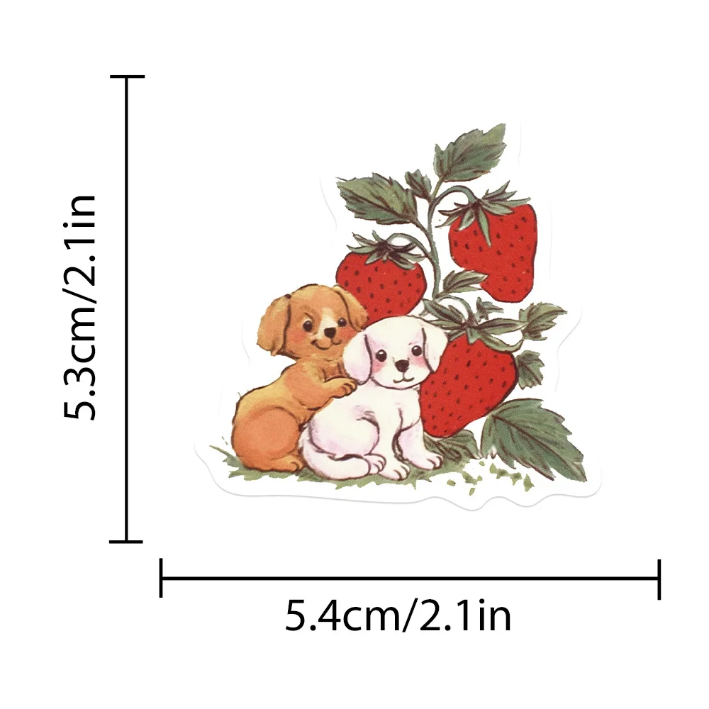 Kawaii Strawberry Stickers 3
