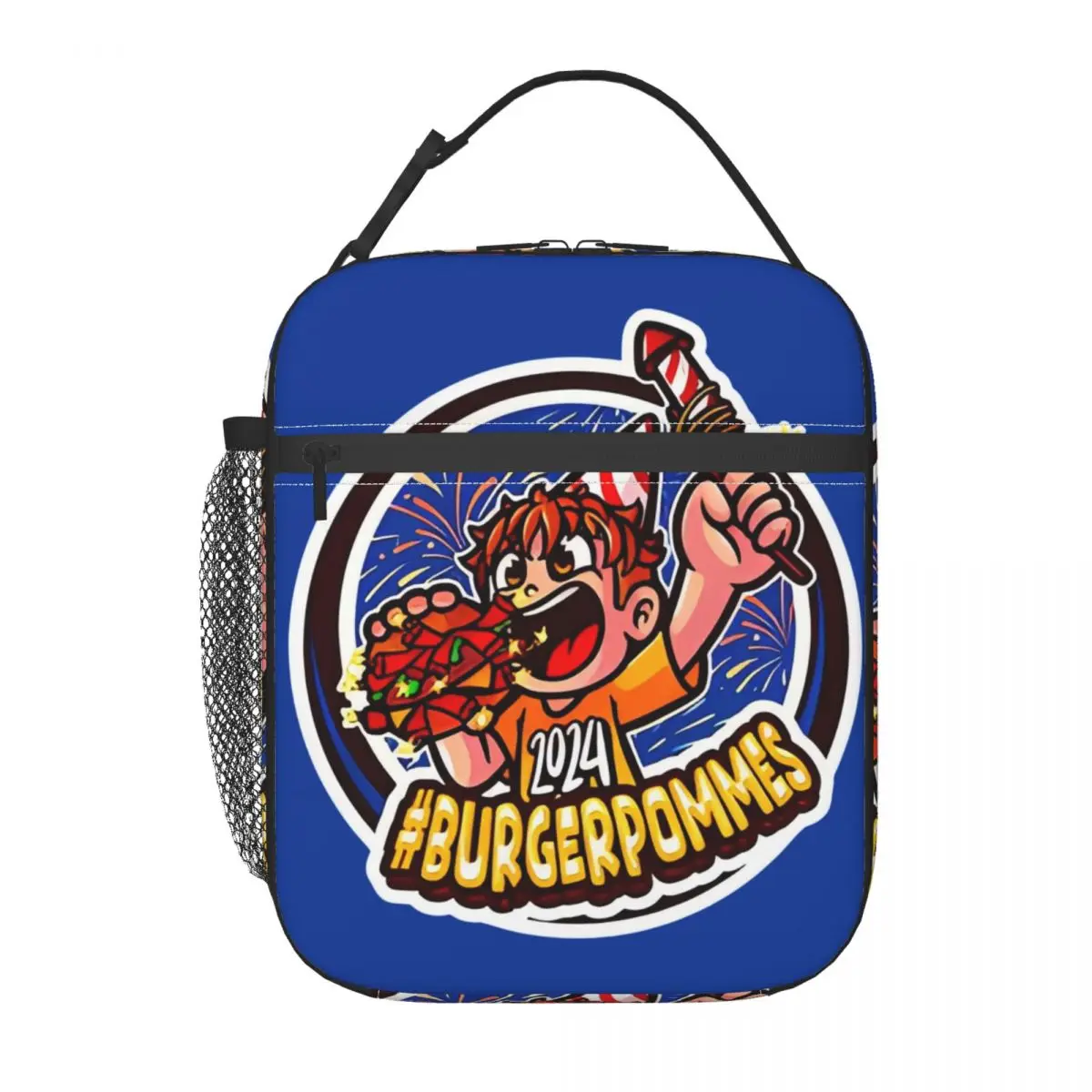 Lunch Box Burgerpommes ICrimax Y2K Merch New Songs Food Box Causal Thermal Cooler Bento For Office