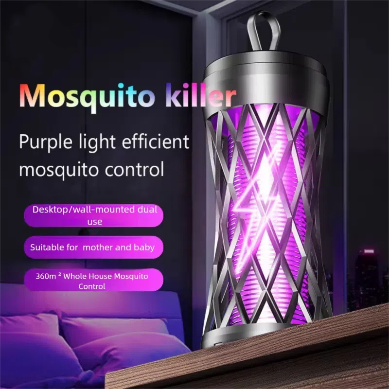 NEW Electric Mosquito Killer Lamp Home Mosquito Zapper Outdoor Portable Atmosphere Light Mosquito Repellent Safe Efficient