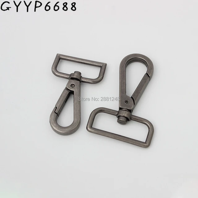 10-30-100pcs 20 25 32 39mm new old silver trigger snap hook hand
