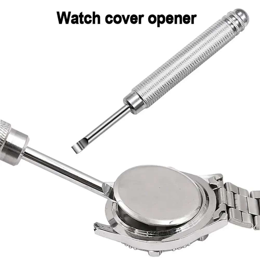 1Pcs Metal Repair Tool Pry Tool New Press Battery Change Back Case Remover Remover Screw For Watchmaker Watch Back Case Opener