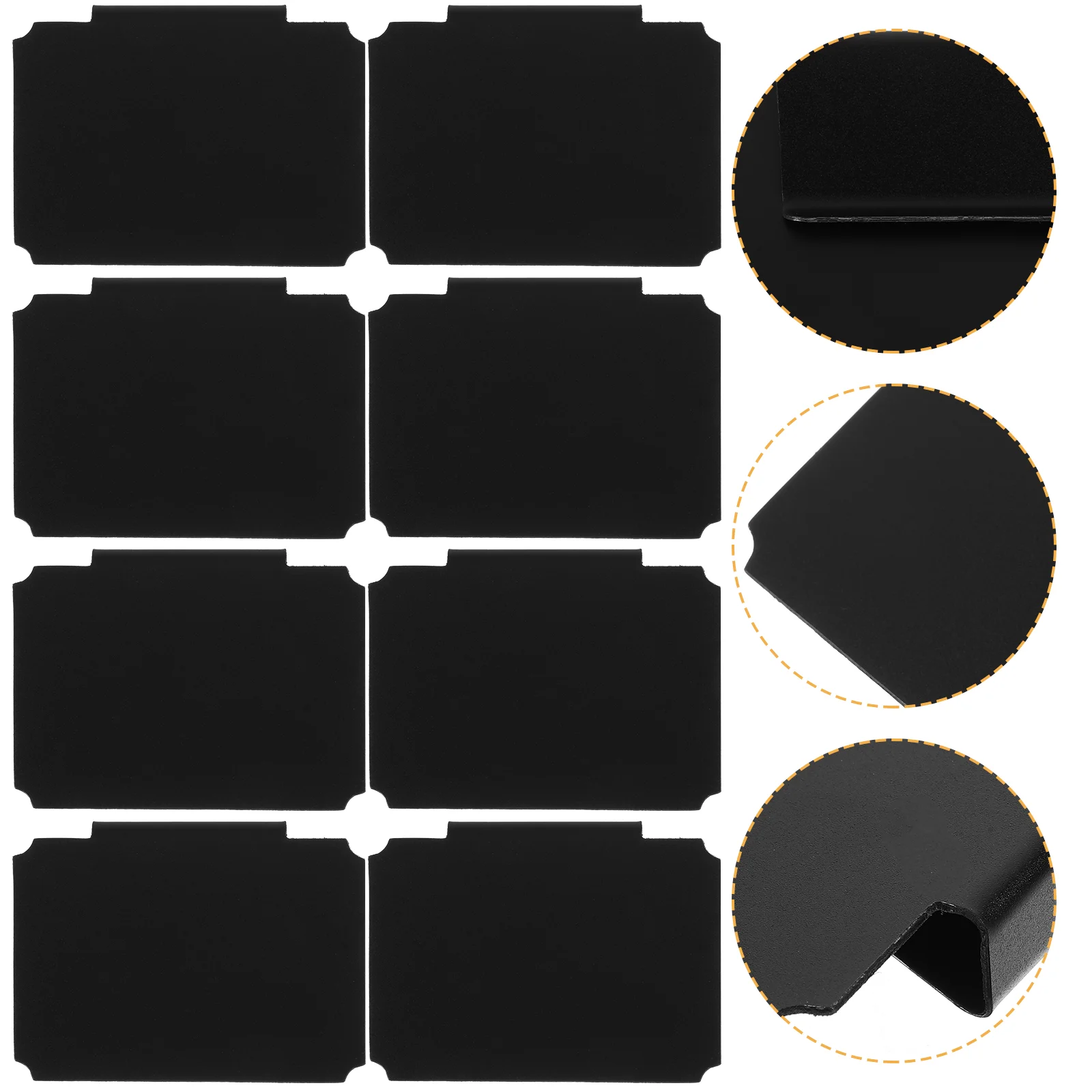 

12 Pcs Label Holder Message Board Bin Clip Labels on Basket Bathroom Pantry for Storage Bins Pp
