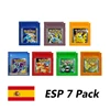 Pokemon Series 7 Boxes/Set 16 Bit GBC Game Cassette Classic for Video Game Cartridge Console USA/ESP/FRA/ITA/NOE Version 3