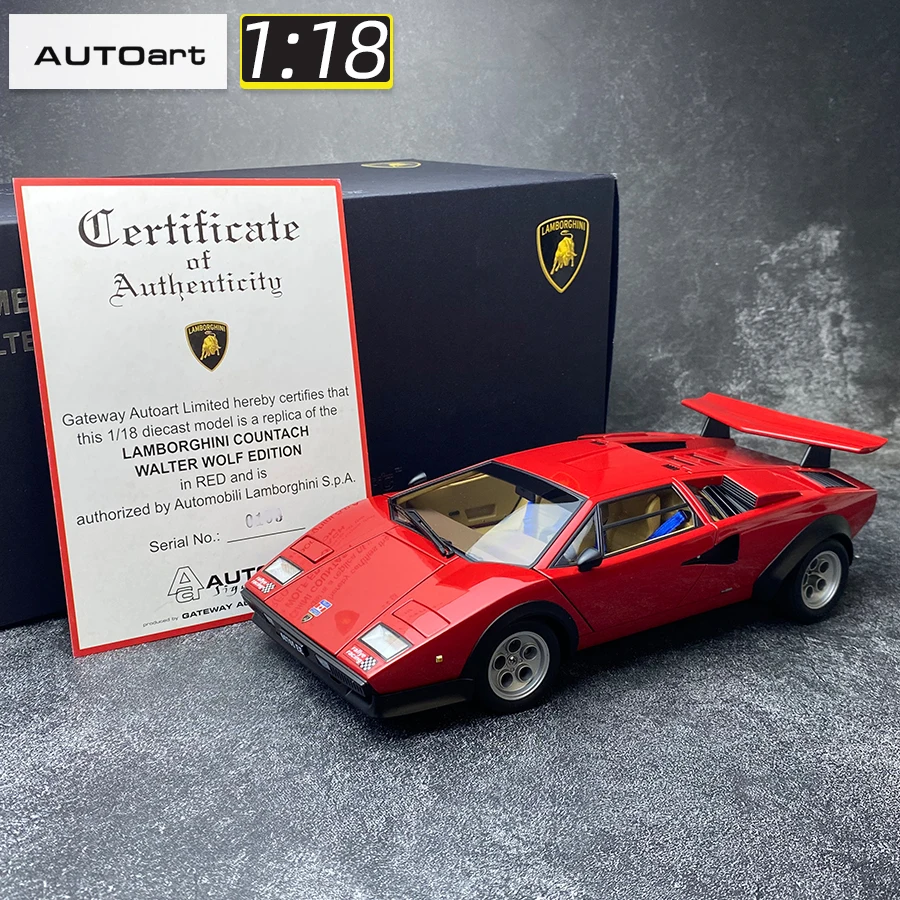 autoart 1/18 ランボルギーニ カウンタック Lp500s AUTOART 1/18 LAMBORGHINI COUNTACH LP500S Sports car model static