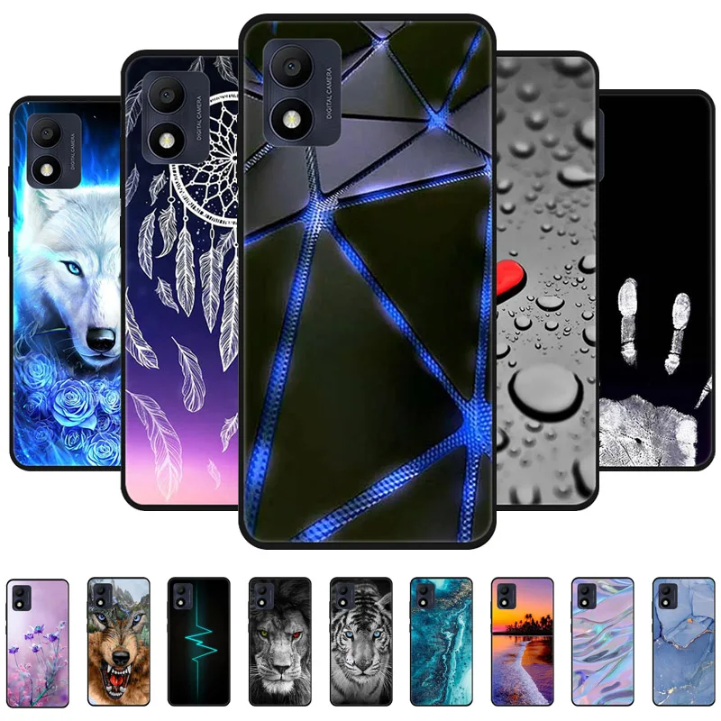 Per Alcatel 1B 2022 Custodia Per Telefono In Silicone Tpu Morbido Animale Per Alcatel 1B 2022 Cover Posteriore 1 B 5031D 5031G 5031 Coque 1 B2022