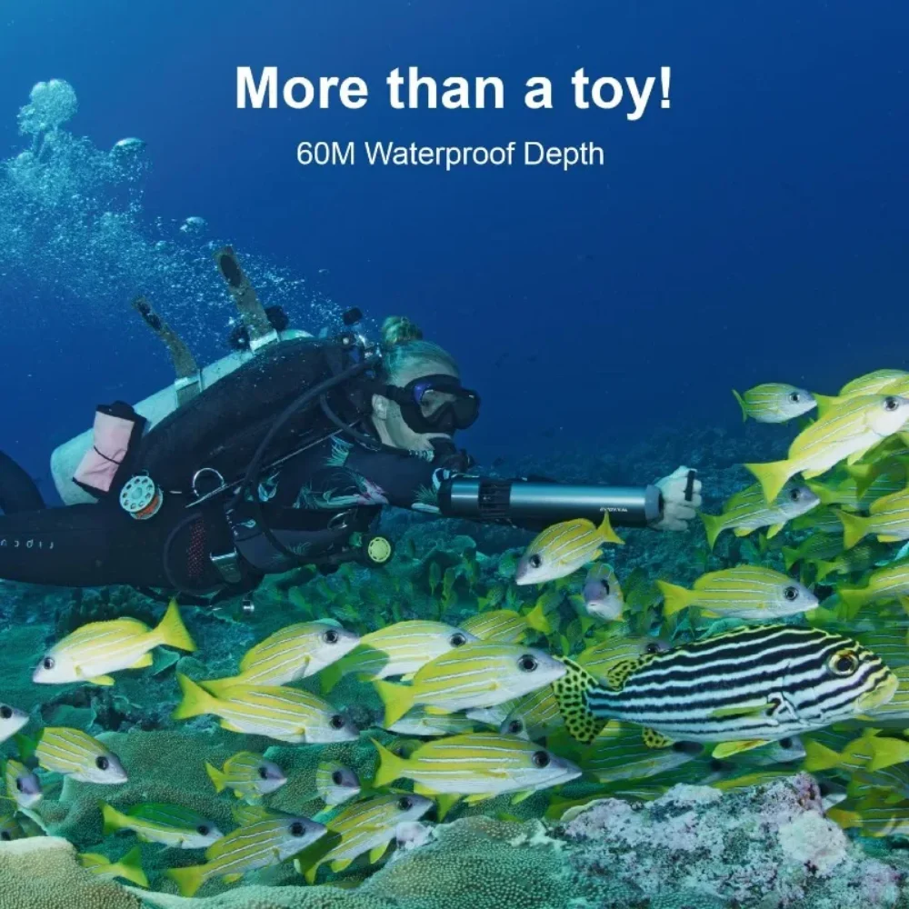 Sports & Outdoors Subnado Underwater Scooter Black and Red Special Version