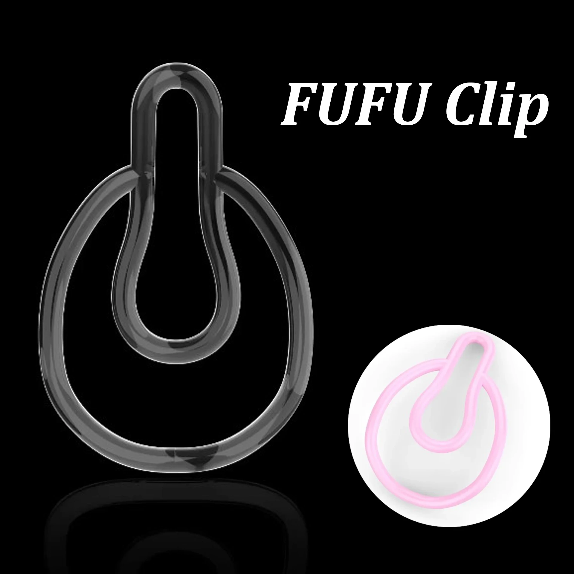 Male Female Sex Toy New Upgraded FUFU Clip-on Panties Pussy FUFU Clip-on Penis Trainer Male To Female Vagina Modeling