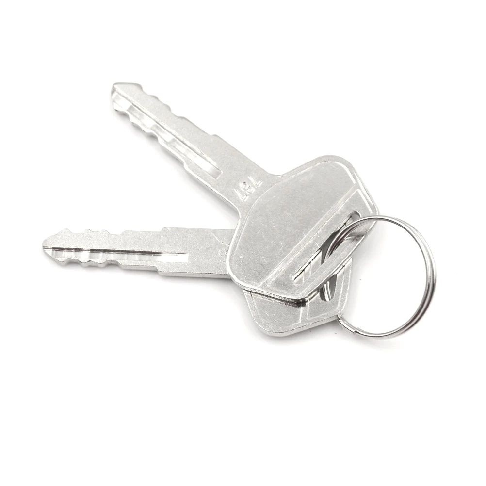 1pc Equipment Tractor Plant Key Excavator Loader Starter Replacement For Komatsu 787 Stainless Steel 55mm