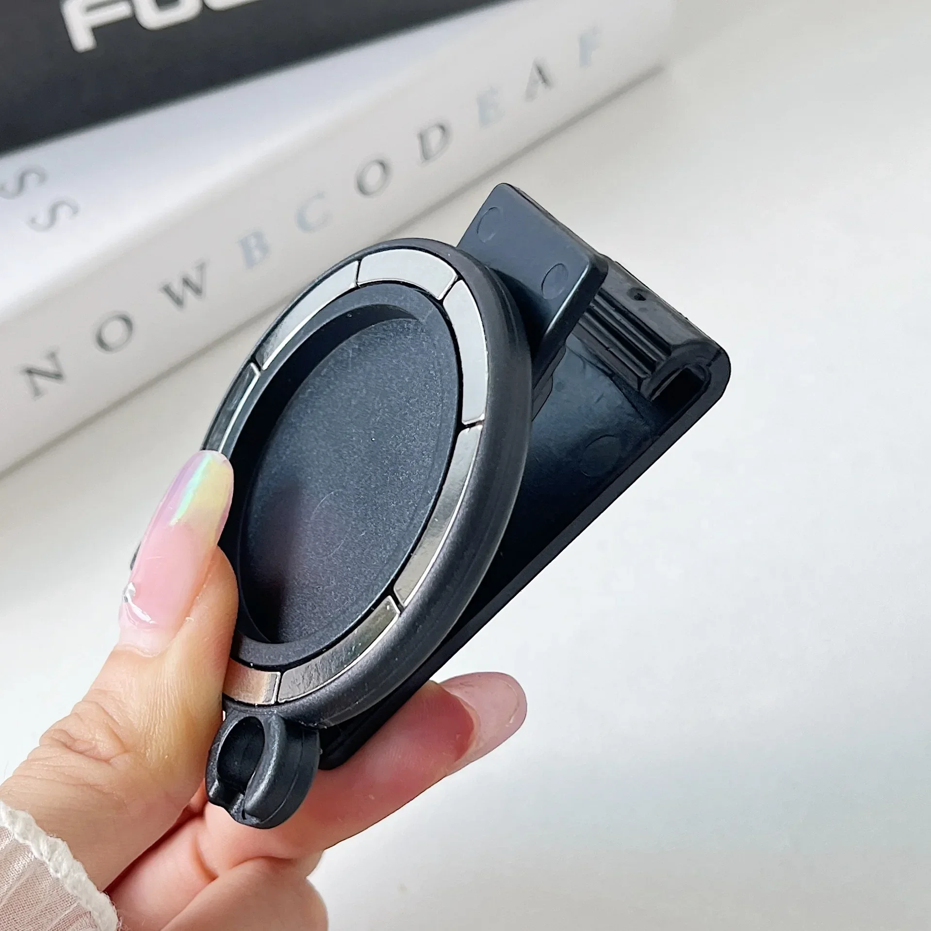 Magnetische Handyhalterung N52 Starker Magnet Clip-On Anti-Rutsch Freisprechhalterung für Gürtel Rucksack Tasche für iPhone Samsung – Detail 3