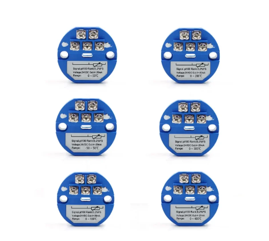 Sensore Di Temperatura RTD PT100 Con Modulo Convertitore 0-10V DC 24V, Range 0-250°C, OreluxTEC