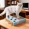 Cat Toy Whack-a-Mole Cat Scratching Board Toy Grinding Claw Rest Play Funny CatInteractive Multifunctional Cat Supplies 4