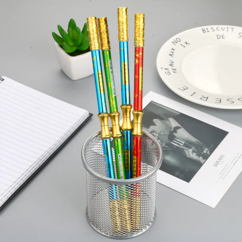 Monkey King Gold Hoop Pen Spinning 1pcs Penspinning Funny Rotring Pennen Nunchaku Style School Gift Stationery Papelaria