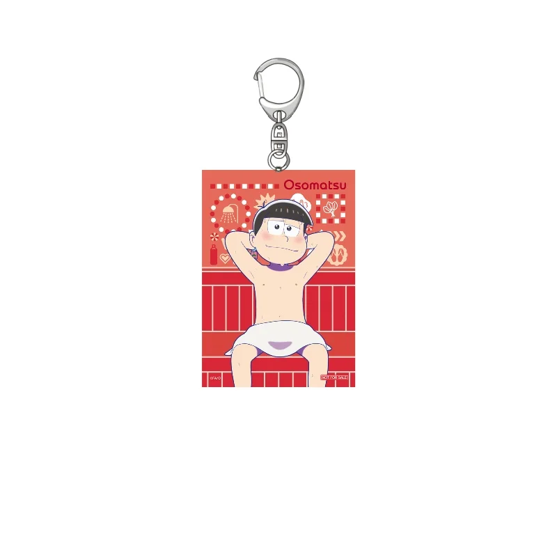 Anime Osomatsu-san Cartoon Figure Keychain and Bag Charm