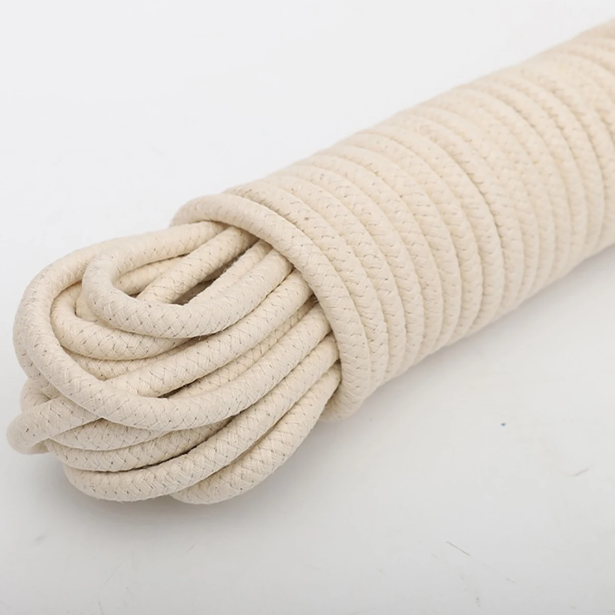 Corda Di Cotone Intrecciato 8mm - 10 Metri Per Fai Da Te, Legature E Artigianato