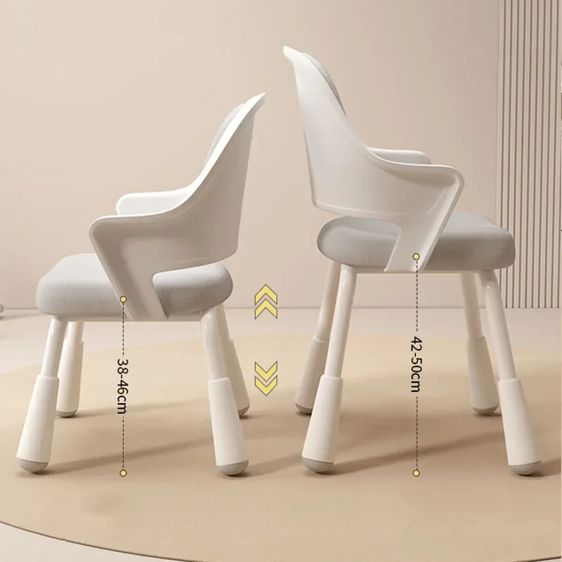 Designer Chair Child Stool Armchair Girl Room Safety Seats Growing Children School Kids Cadeira Alta Study Design Furniture