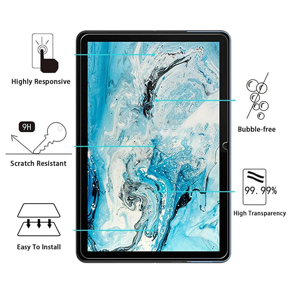 Premium 9H Tempered Glass Screen Protector - Bubble-Free Ultra Clear Protective Film
