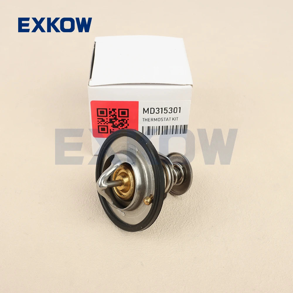 Coolant Thermostat Kit for Mitsubishi Galant Lancer Outlander CU2W CU4W 2002-2008 Pajero Montero Space Gear L400 Galant MD315301