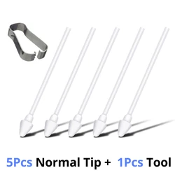 Premium Stylus Pen Tips with Removal Tweezer (5normal tip 1tool)