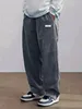 Men's corduroy loose European size hanging multi-functional casual straight leg pants, suitable for daily travel