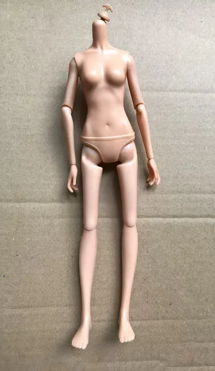 1/6 Puppenköpfe mit Brille und echten Wimpern, beige, braun, weiße Haut, 25 cm, MC2-Körper, kompatible Kopfteile für Puppenfiguren – Detail 34
