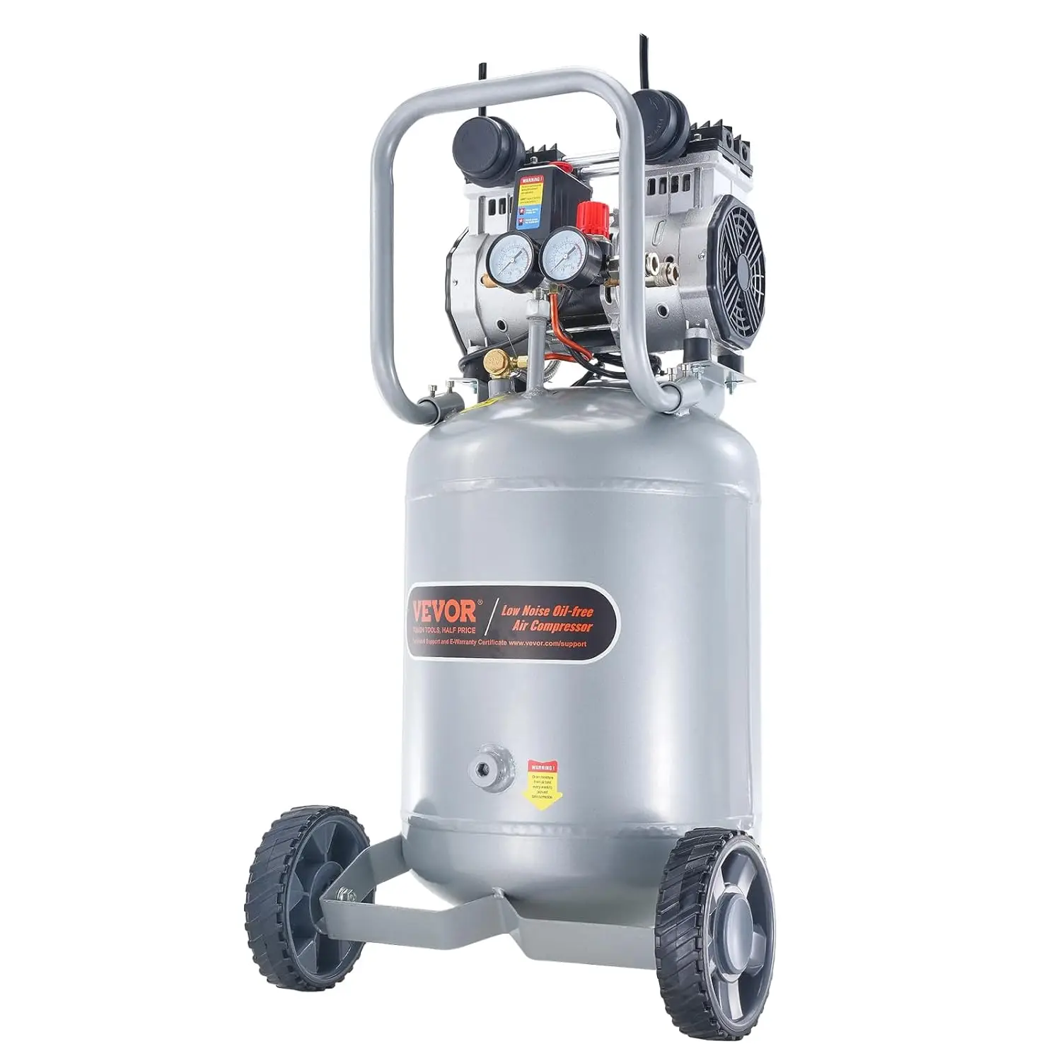 

New 13 Gallon Air Compressor, 2HP 4.6 SCFM@90PSI Oil Free Air Compressor Tank with 125PSI Max Pressure | USA | NEW