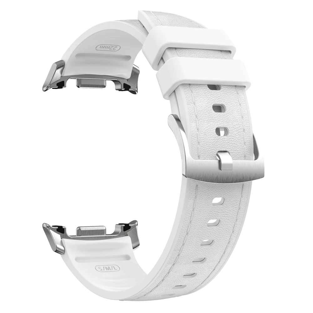 Premium Silicone-Leather Hybrid Sports Strap